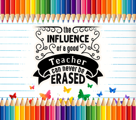 Motivational Quote - School Teacher - Colorful Pencils w/ White Background, Lined Paper - 20 Oz Sublimation Transfer