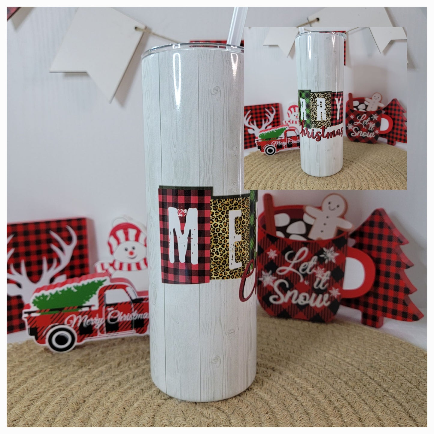 Merry Christmas 20 OZ Sublimation Tumbler