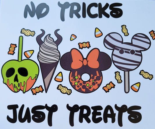 Halloween no tricks just treats HTV Heat Transfer Vinyl