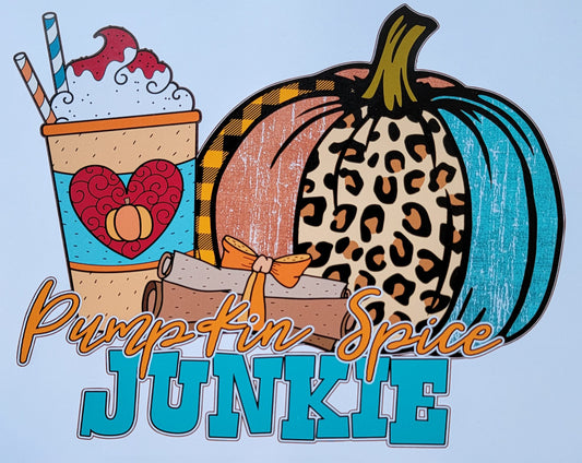 Pumpkin spice junkie HTV Heat Transfer Vinyl