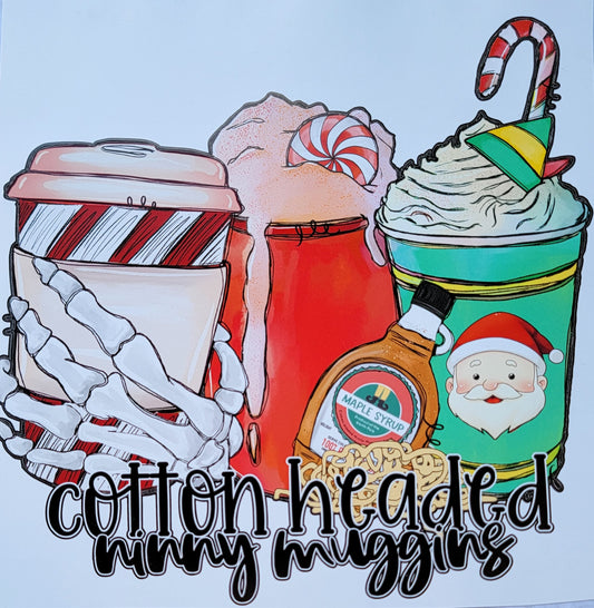 Christmas cotton headed ninny muggins HTV Heat Transfer Vinyl