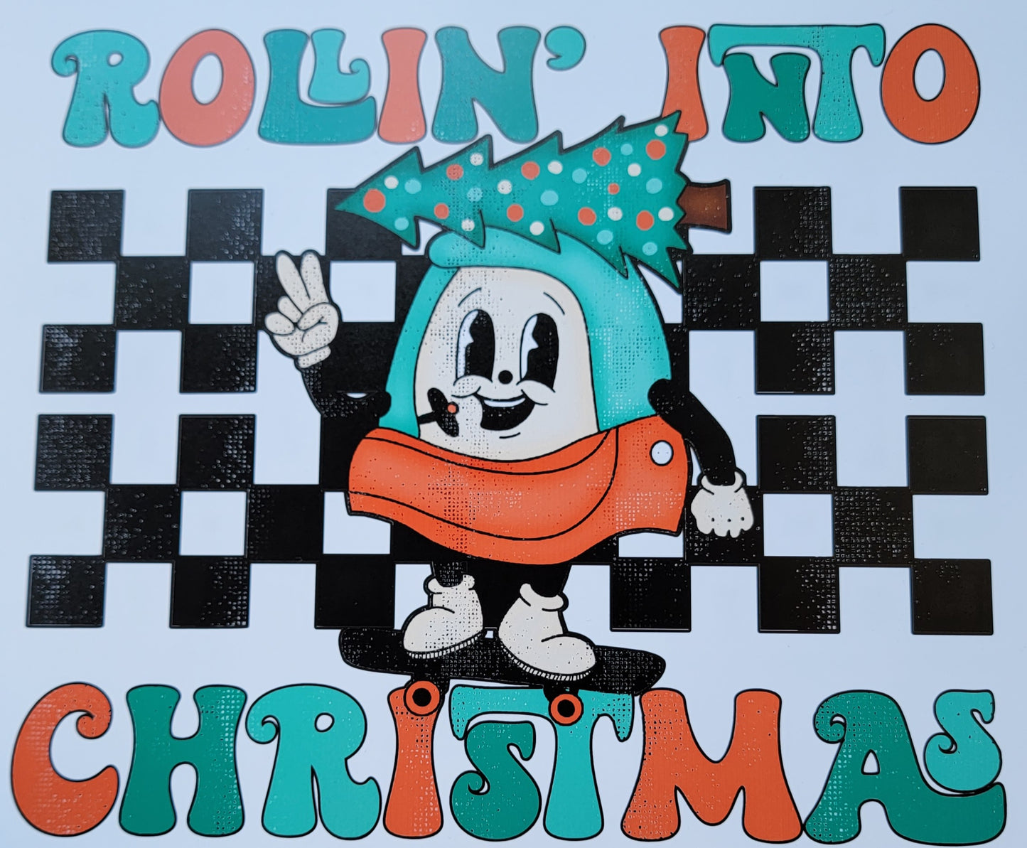 Rollin' into christmas HTV Heat Transfer Vinyl