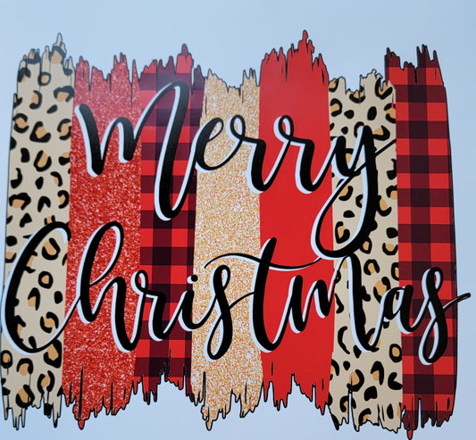 Merry christmas paint splatter HTV Heat Transfer Vinyl