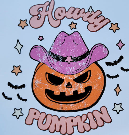 Halloween howdy pumpkin HTV Heat Transfer Vinyl