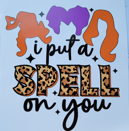 I put a spell on you HTV Heat Transfer Vinyl