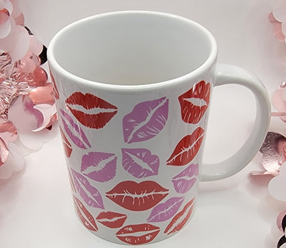 Valentines Multi-Colored Lips - 15 OZ Coffee Mug