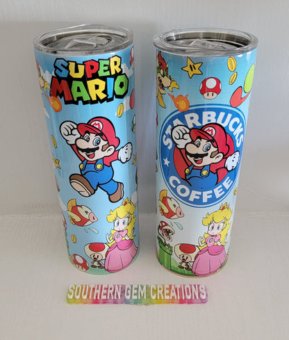 Mario Builder - Sublimation 20 oz tumbler