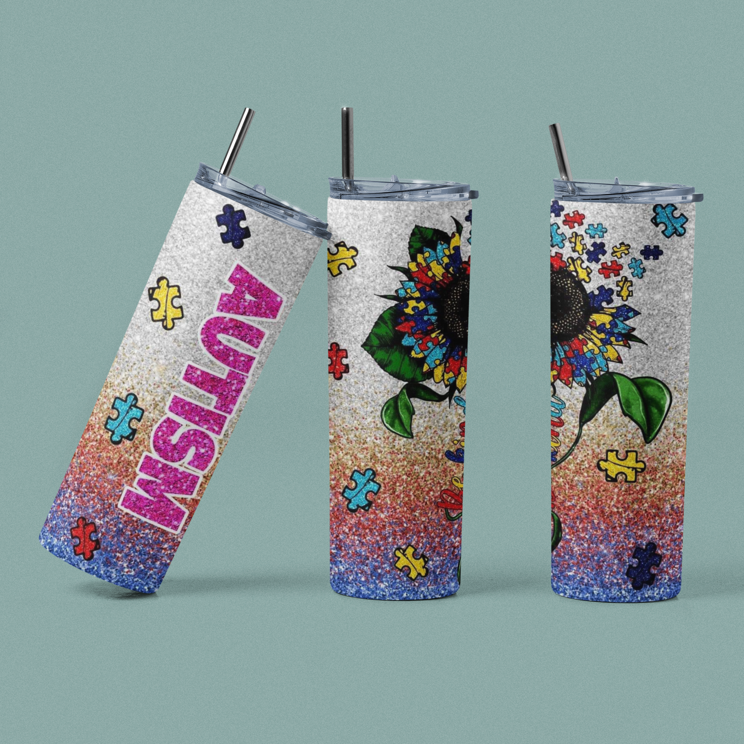 Autism.... 20 oz Sublimation Tumbler