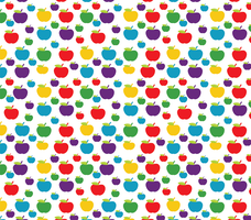 Colorful Apples Pattern 20 Oz Sublimation Transfer