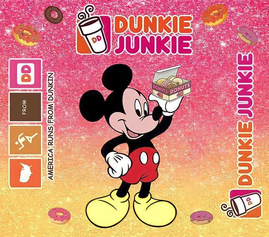 Dunkin Junkie Coffee   - 20 Oz Sublimation Transfer