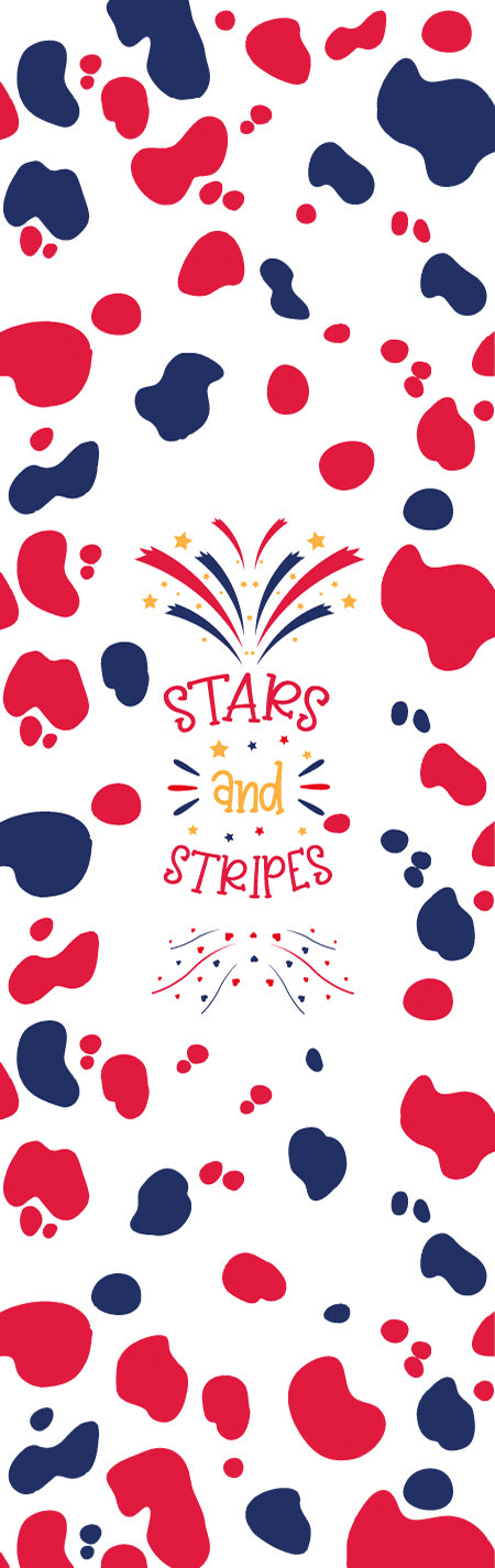 Stars And Stripes Fourth Of July - Permanent Vinyl Pen Wrap