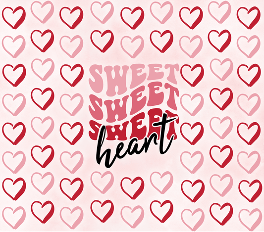 Valentines Sweet Heart - 20 Oz Sublimation Transfer