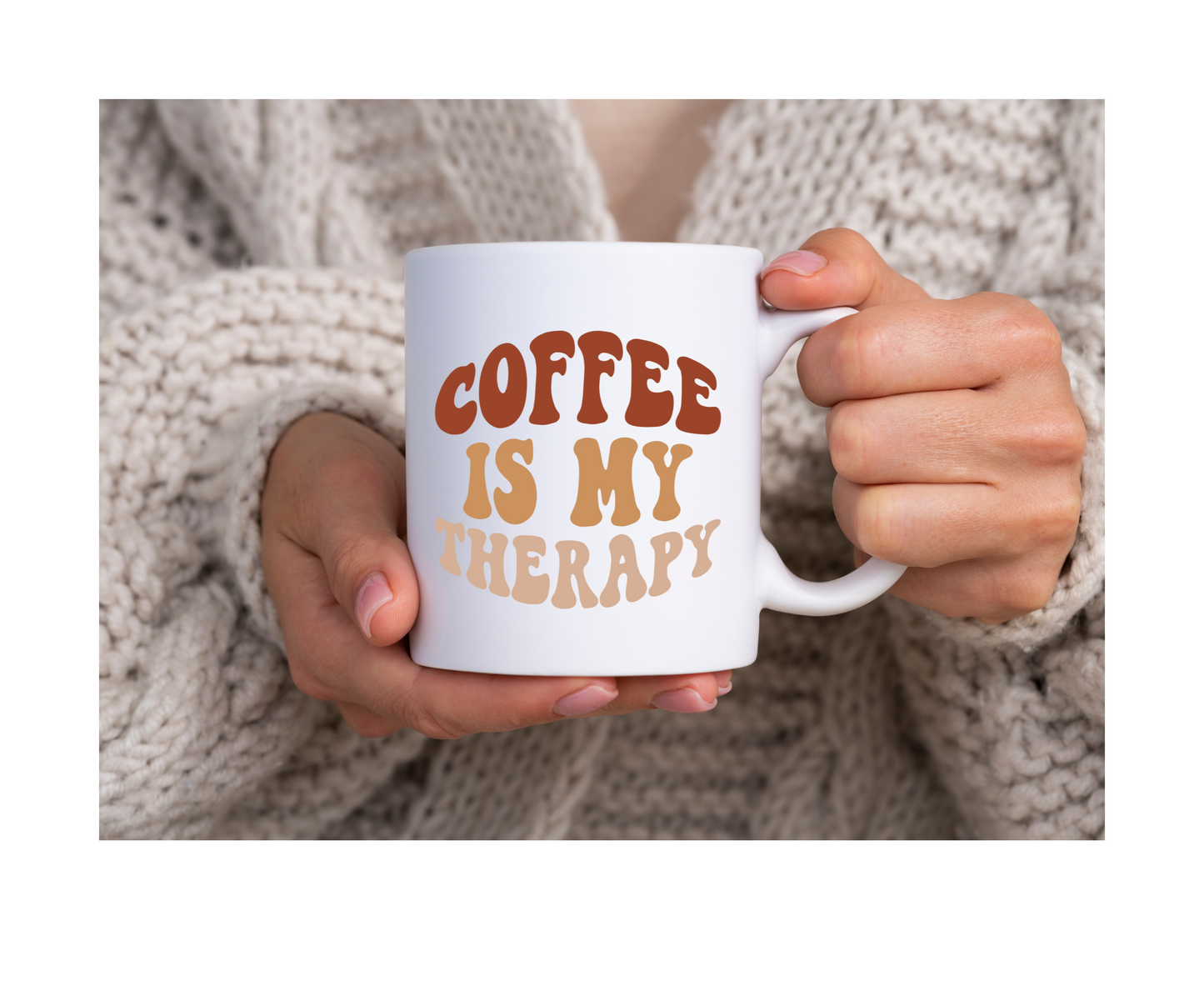 Coffee is my Therapy - 15OZ Coffee Mug