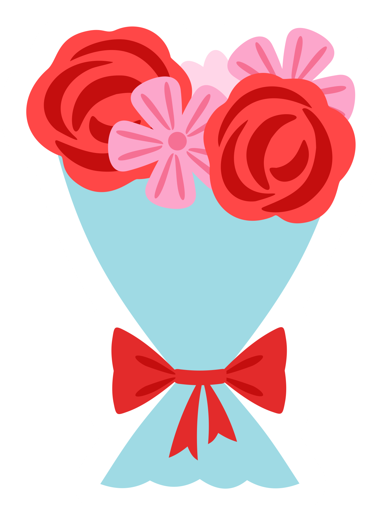 Gnomes, Banquets, Handmade With Love Valentines Stickers - Waterproof Sticker Sheet