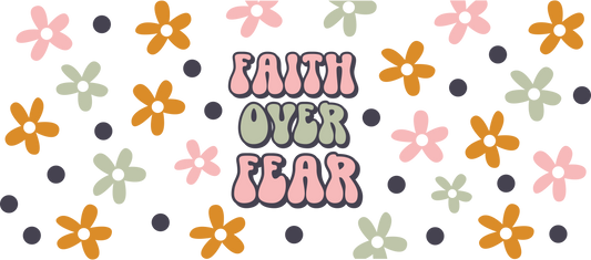 Faith Over Fear - 16 oz Libby Vinyl Wrap