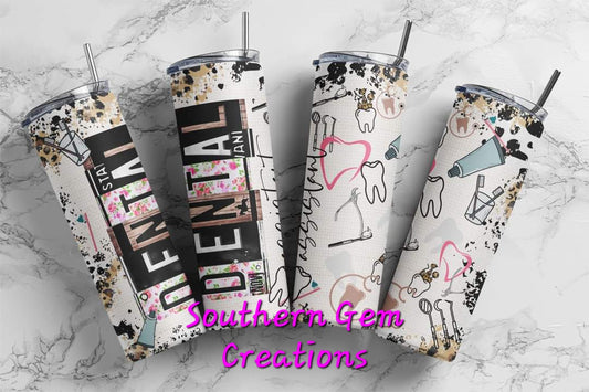 Dental Assistant - 20 oz Sublimation Tumbler