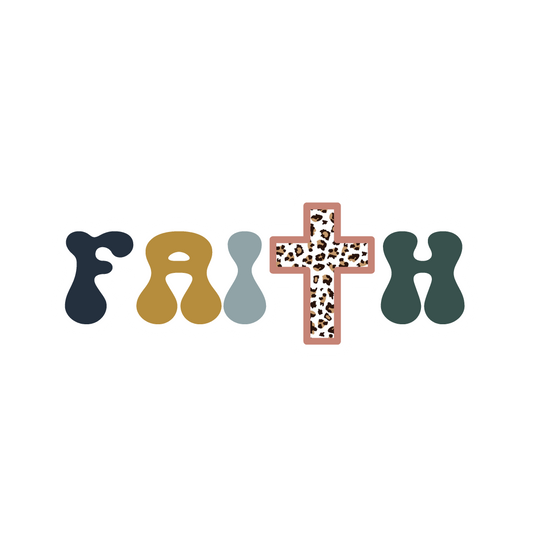 Christian Walk By Faith Stickers Multiple Options - Waterproof Sticker Sheet