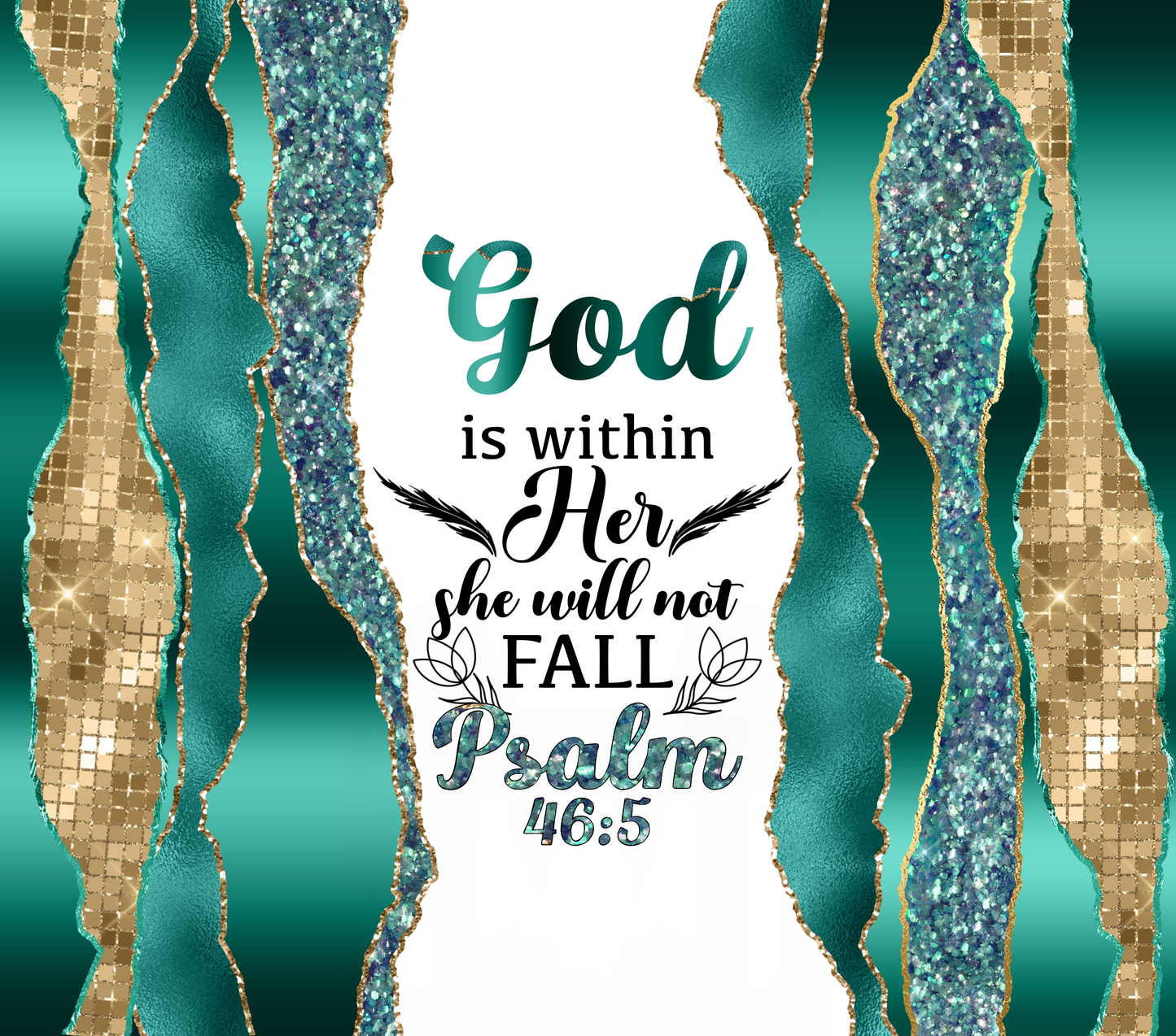 God is Within Her - 20 Oz Sublimation Transfer