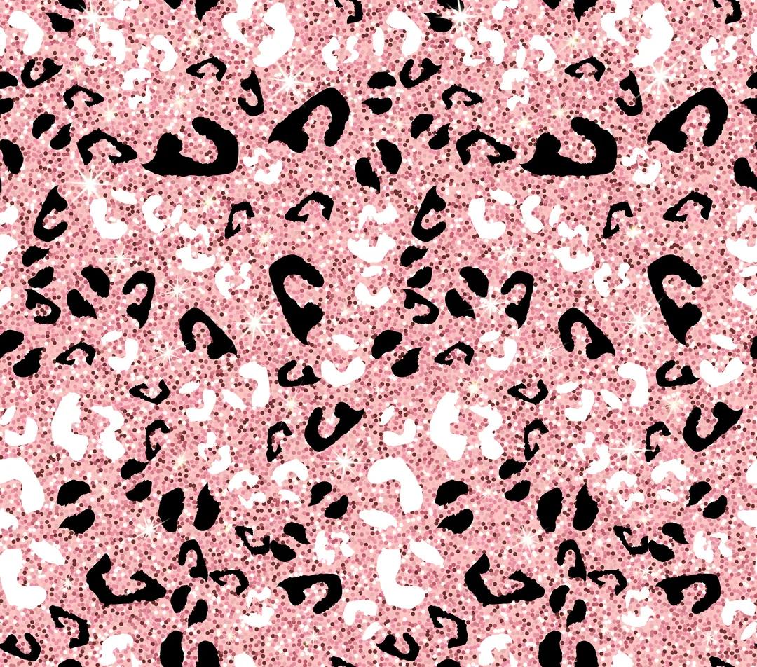 Pink, White & Black Cheetah Design - 20 Oz Sublimation Transfer