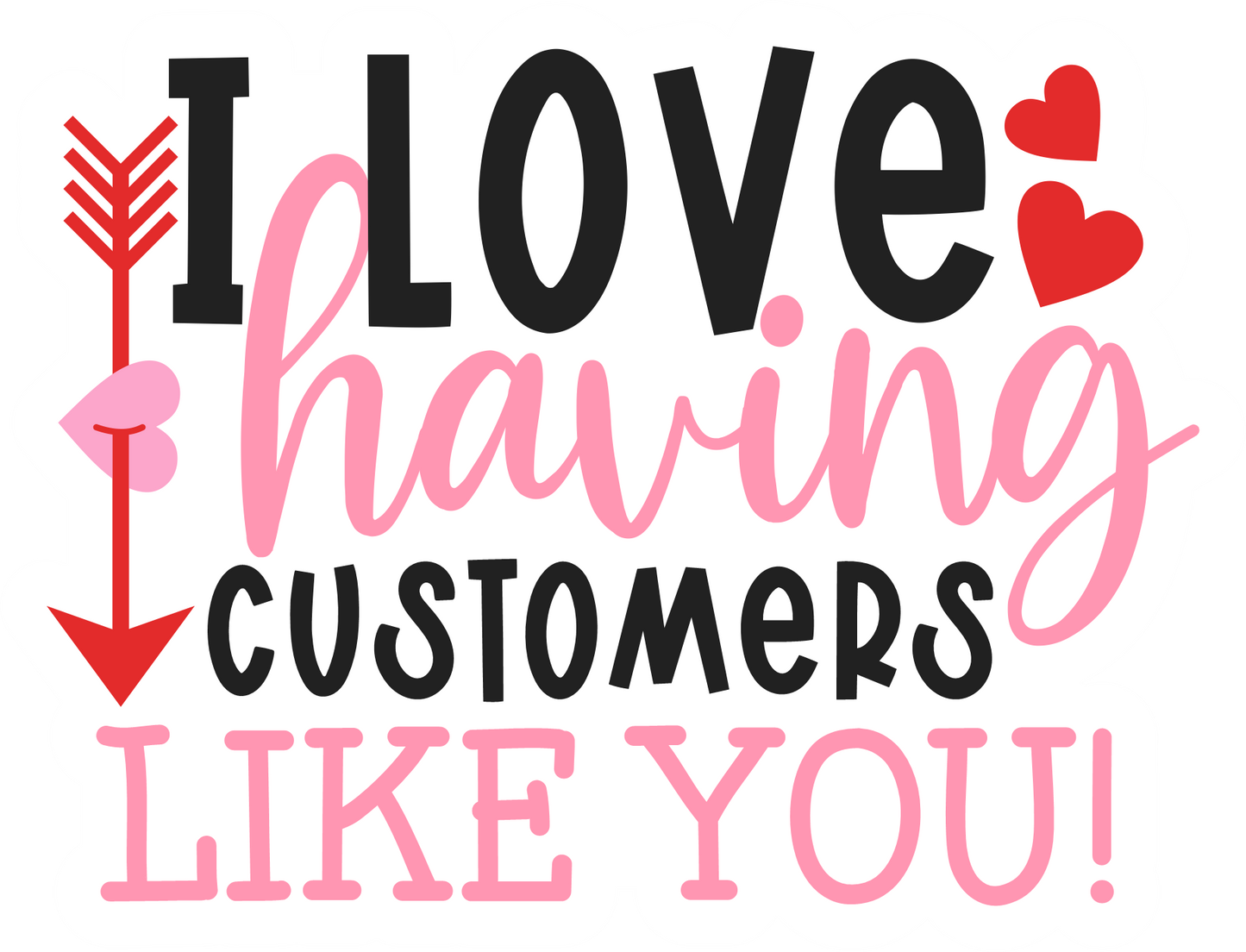 Gnomes, Banquets, Handmade With Love Valentines Stickers - Waterproof Sticker Sheet