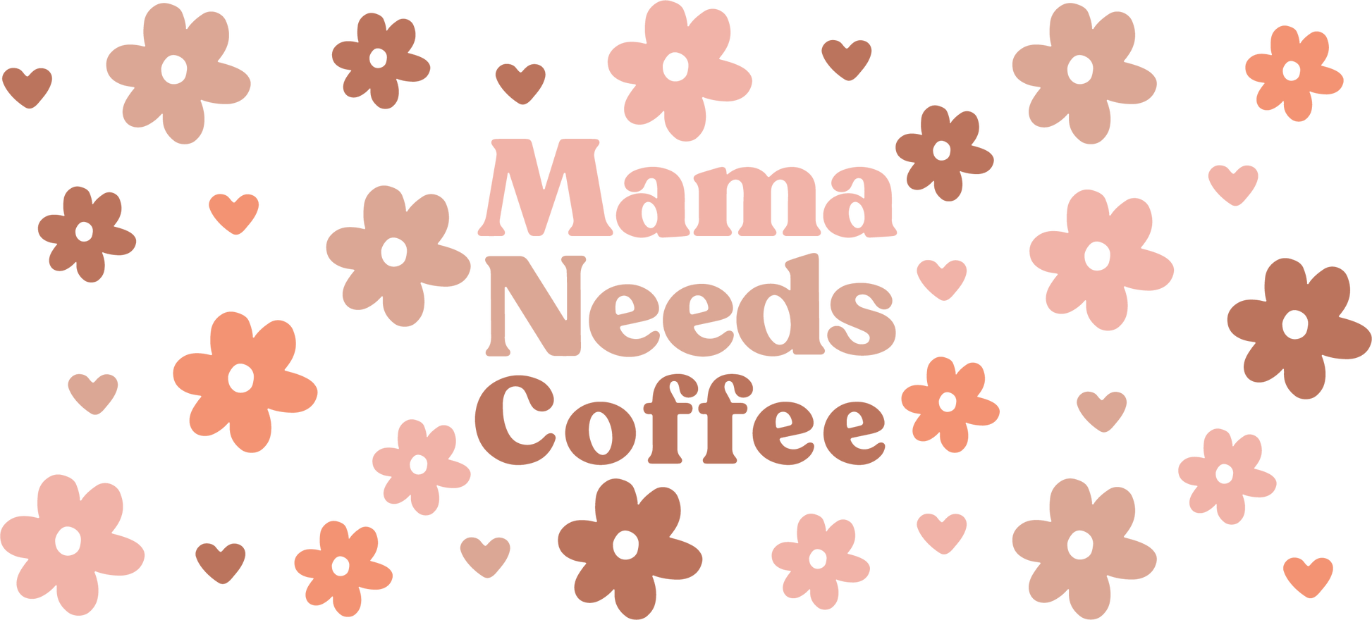 16oz Glass Can: Mama Needs Coffee