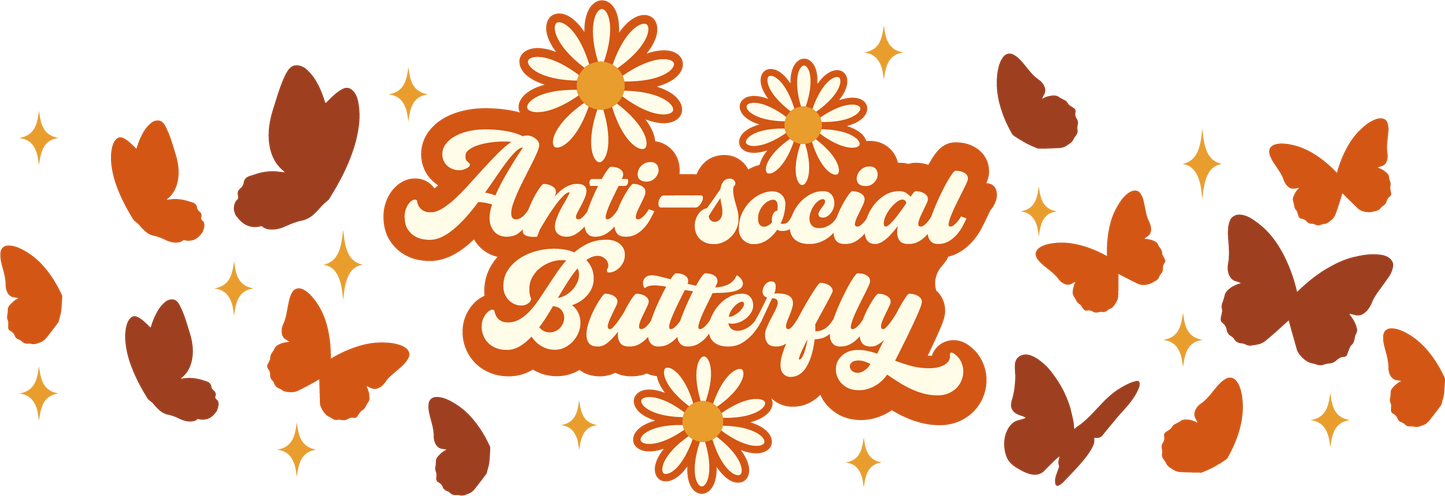 Antisocial Butterfly - 16 oz Libby Vinyl Wrap
