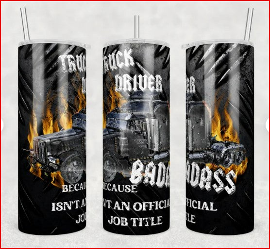 Tow Truck Driver Official Job Title - 20 oz Sublimation Tumbler