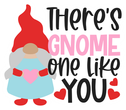 Gnomes, Banquets, Handmade With Love Valentines Stickers - Waterproof Sticker Sheet