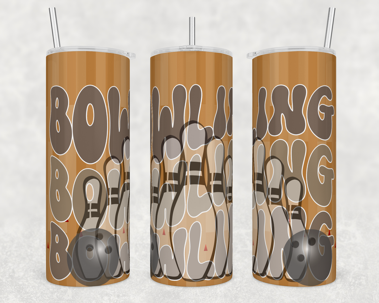 Bowling- Sublimation 20 oz tumbler