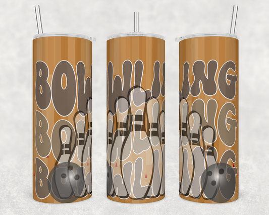 Bowling- Sublimation 20 oz tumbler