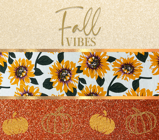 Fall Vibes Floral - 20 Oz Sublimation Transfer