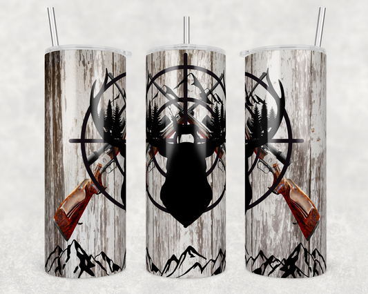 Hunting - Finished Sublimation 20 oz tumbler