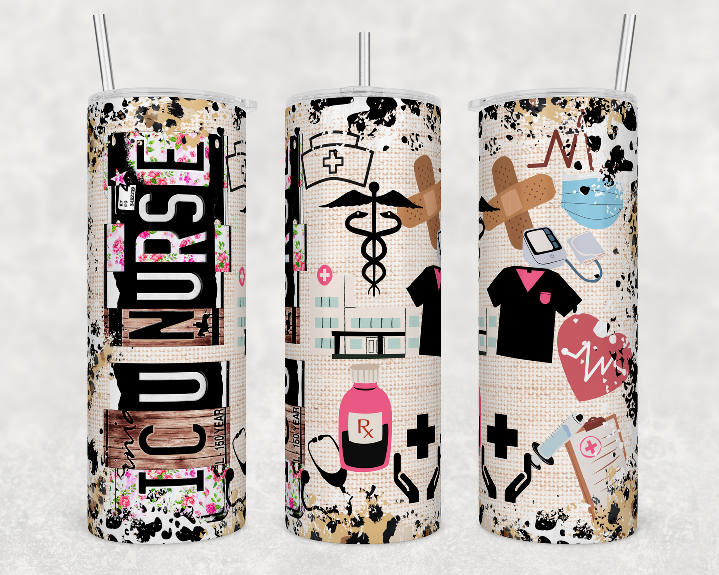 ICU Nurse - Sublimation 20 oz tumbler