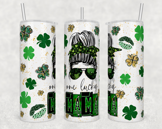 St. Patrick's Lucky Mama - Sublimation 20 oz tumbler