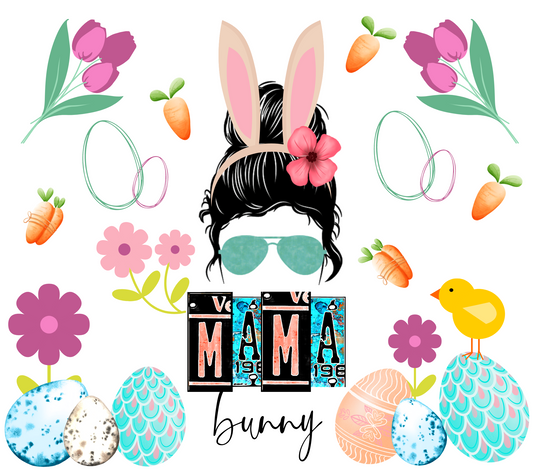 Easter Mama Bunny - 20 Oz Sublimation Transfer