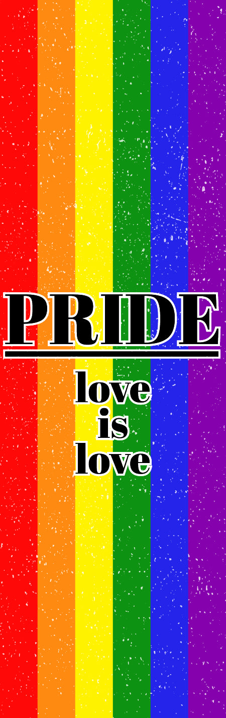 Rainbow Pride Love Is Love Wrap - Permanent Vinyl Pen Wrap