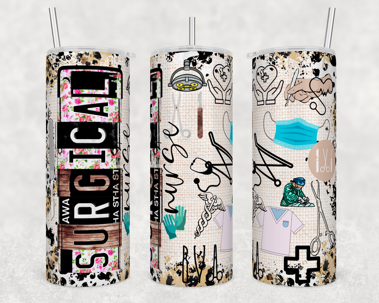 Surgical Nurse - Finished Sublimation 20 oz tumbler