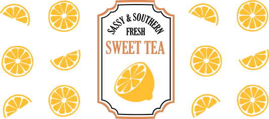 Sassy And Southern Fresh Sweet Tea - 16 oz UVDTF Wrap