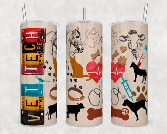 Medical VET TECH 2 - Sublimation 20 oz tumbler