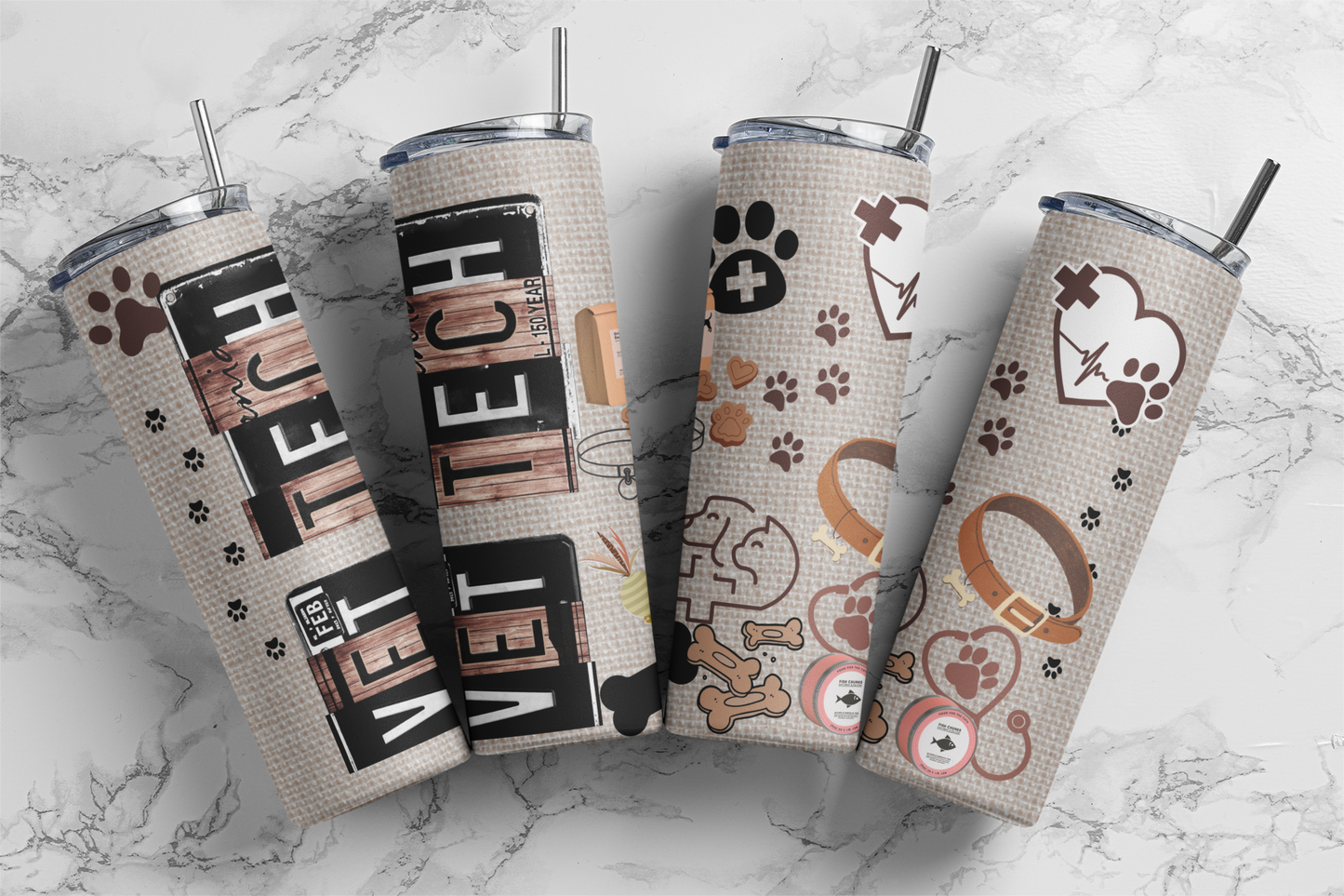 Medical VET TECH - Sublimation 20 oz tumbler